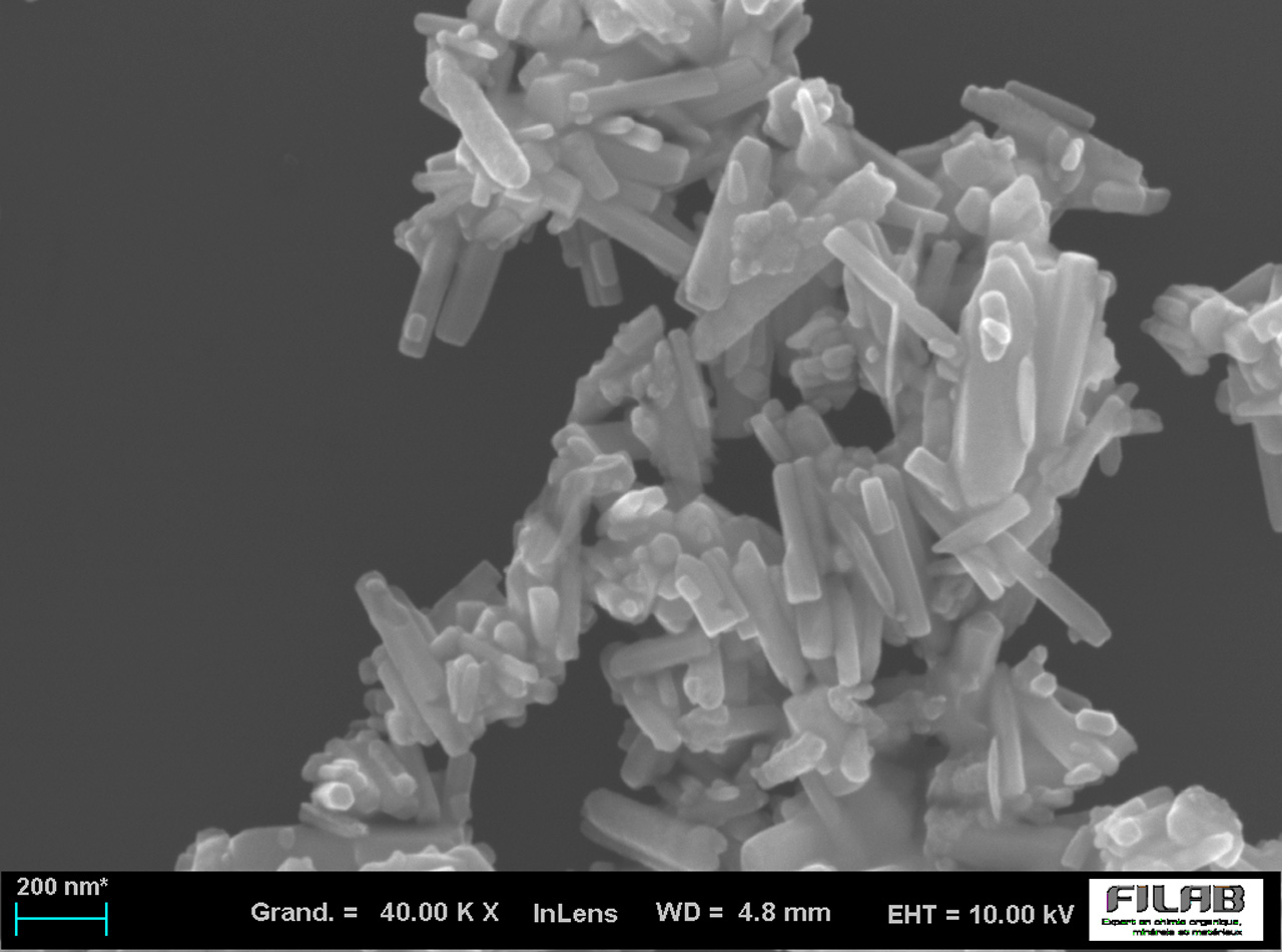 막대형산화아연자외선차단소재