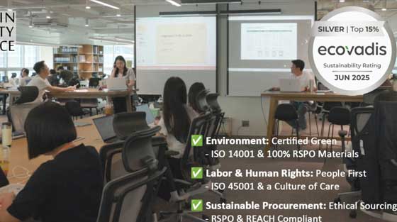 글로벌 인증 완료! 선진뷰티사이언스, EcoVadis실버로 ESG 경쟁력 입증