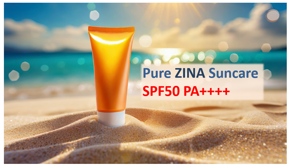 최강의 투명성을 가진 징크온리 처방, Pure ZINA Suncare란?